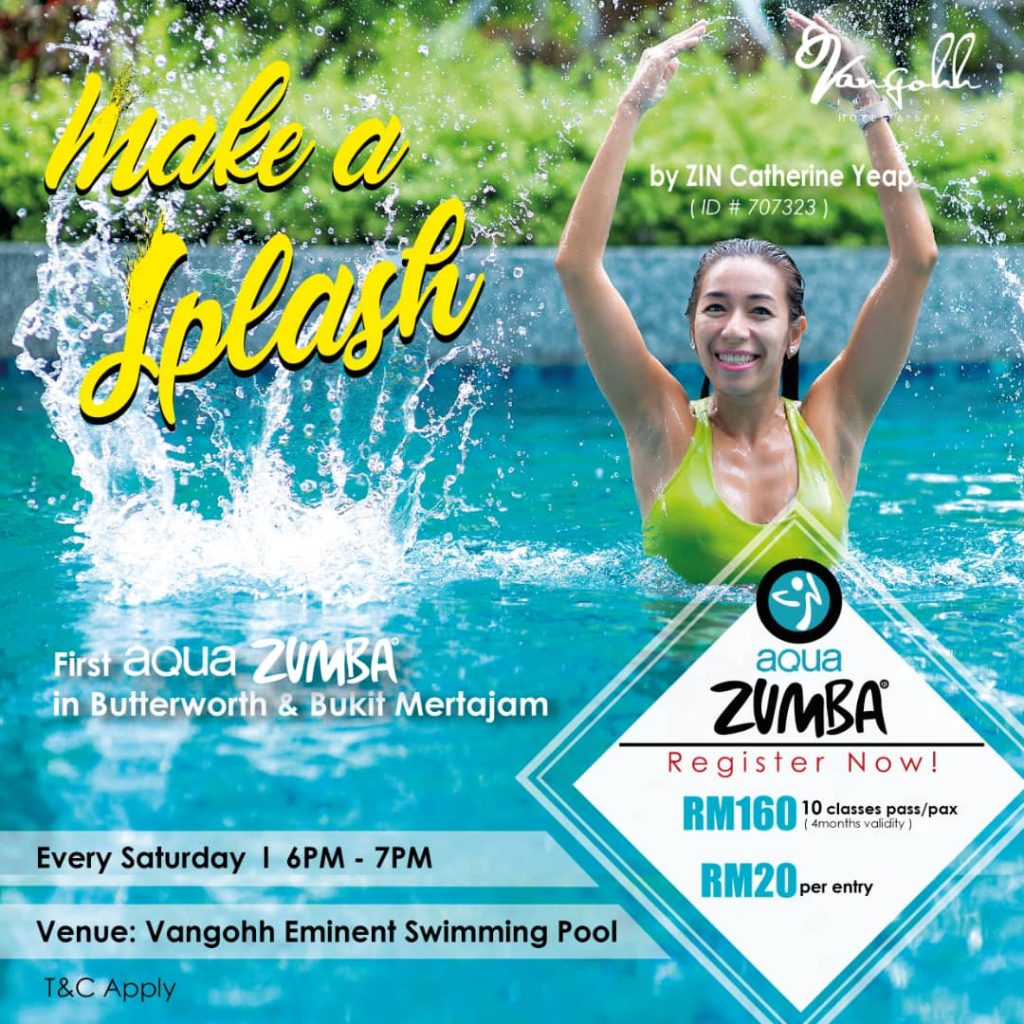 【Aqua Zumba Open for Public】 Vangohh Eminent
